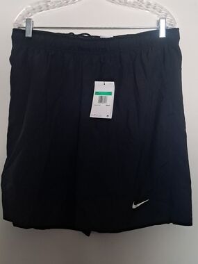 Nike Black Athletic Shorts with Swoosh
